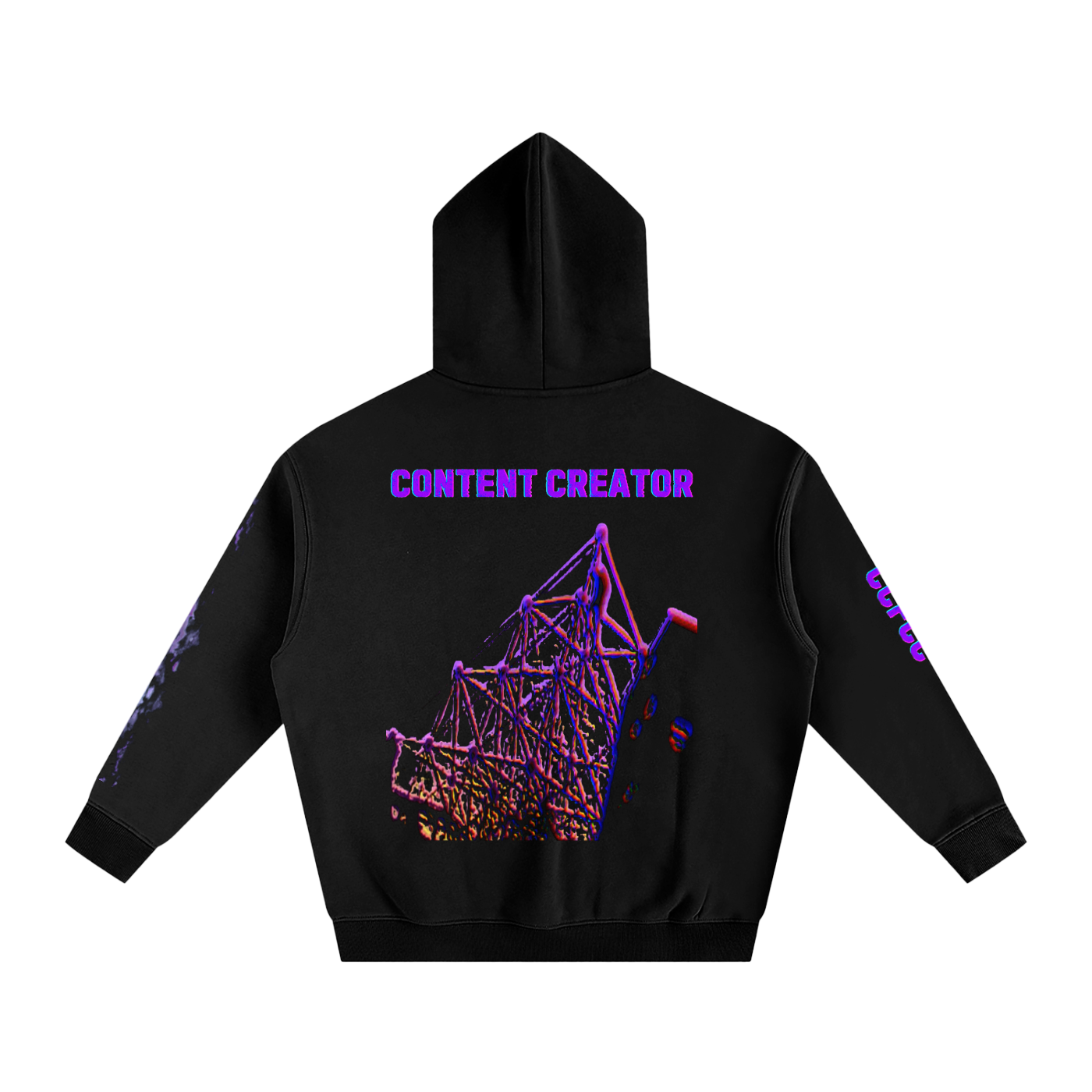 Oversize Fleeced Content Creator Hoodie